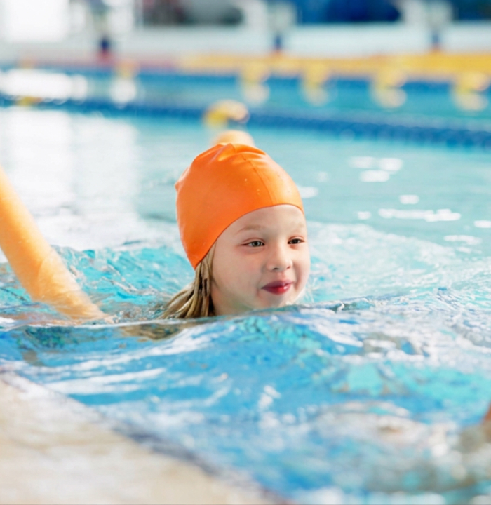Early years swimming lesson